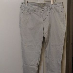 Jeans blue and white